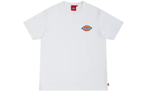 Dickies T-Shirts Unisex White Crew Neck Moderate Heavyweight