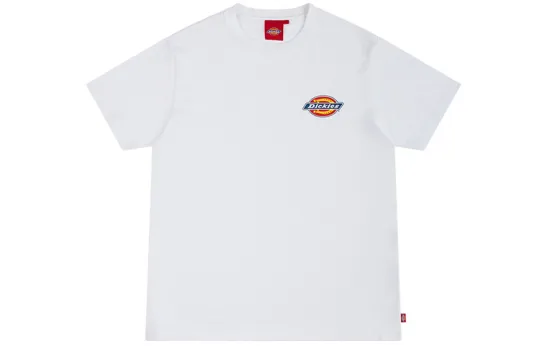 Dickies T Shirts Unisex White Crew Neck Moderate Heavyweight