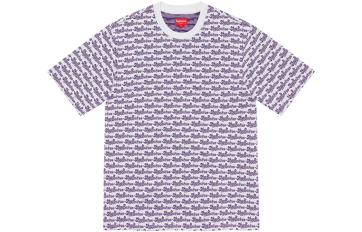 Supreme Stay Positive Jacquard S/S Top