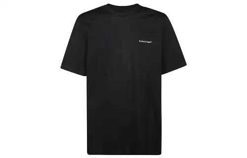 Balenciaga Small Logo Print Regular Fit Cotton T shirt