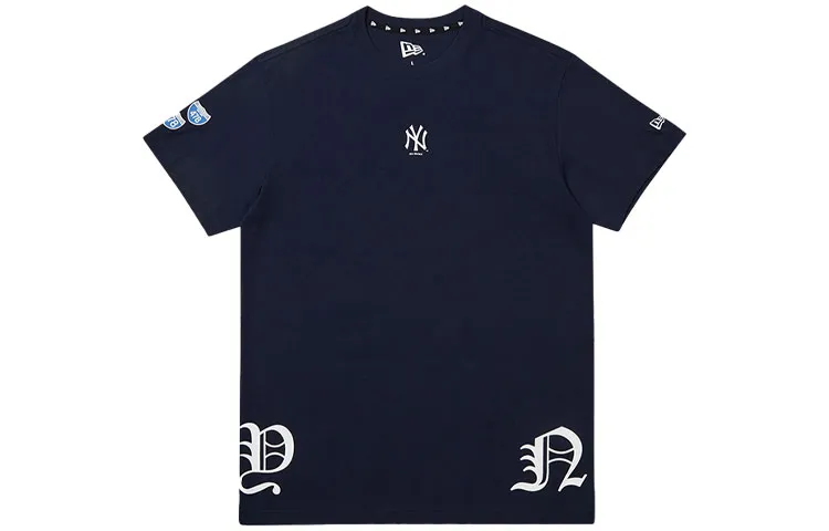 New Era T Shirt Unisex Marine Blue