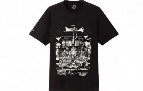 UNIQLO x Nanzuka Neo miyage Straight Fit T Shirt Unisex Black