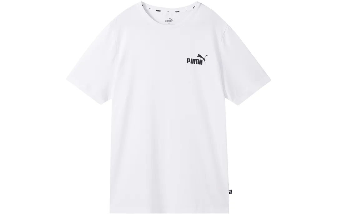 PUMA T Shirts Men's Crew Neck Moderate Straight Fit