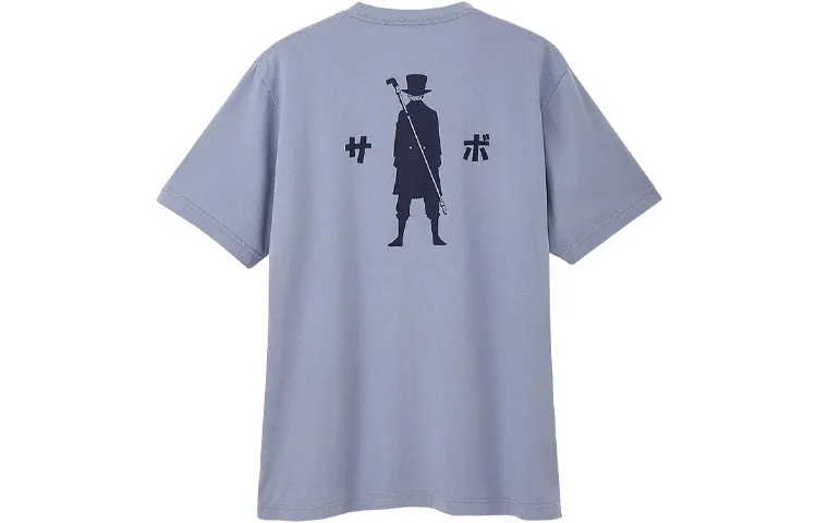 UNIQLO x One Piece T Shirt Men's Pink Blue