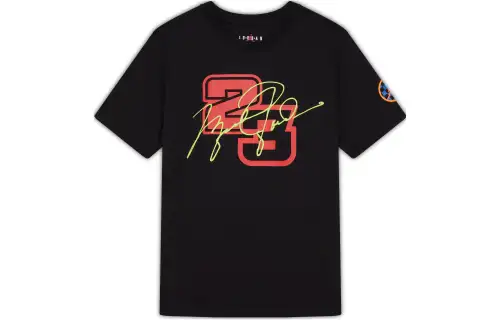 Jordan Numeric Printing T Shirt Men's Black