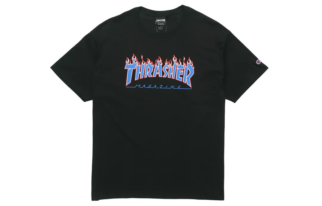 Thrasher T Shirt Japan Version Unisex Black