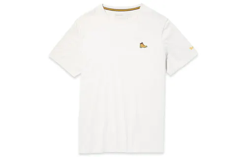 Timberland T Shirts Men's White Crew Neck Moderate Straight Fit
