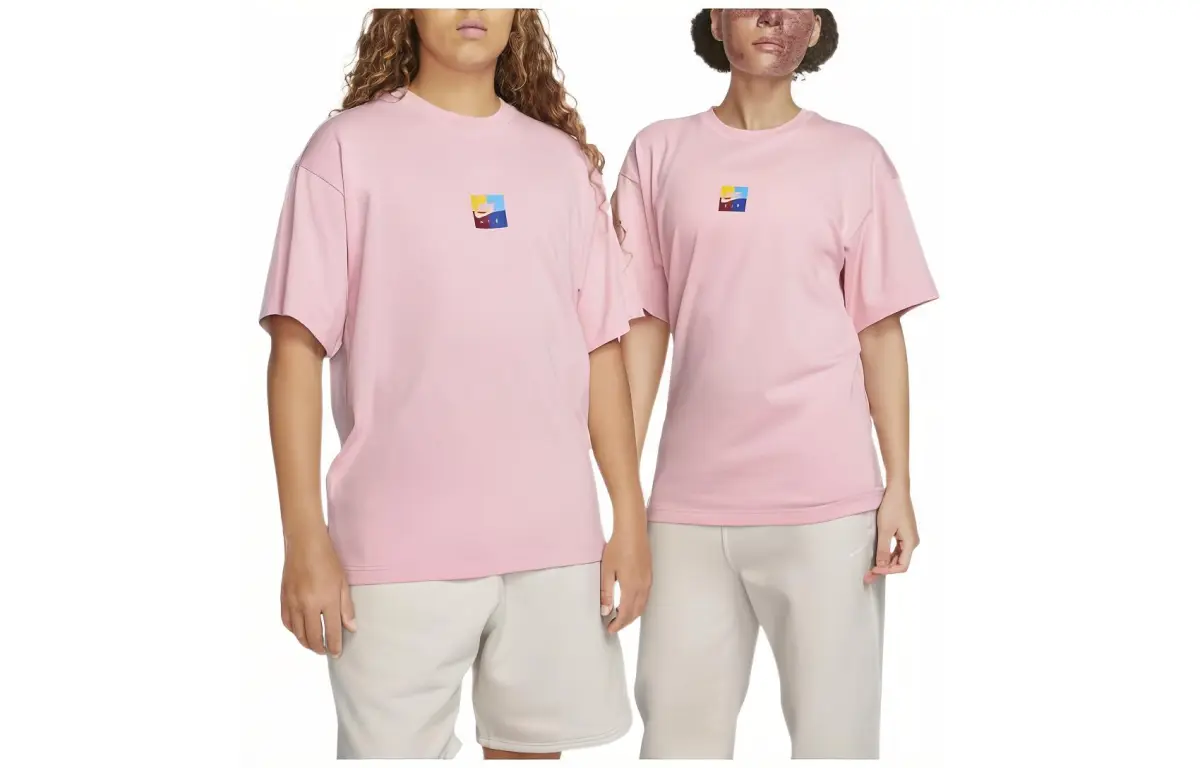 Nike T Shirt Unisex Medium Soft Pink