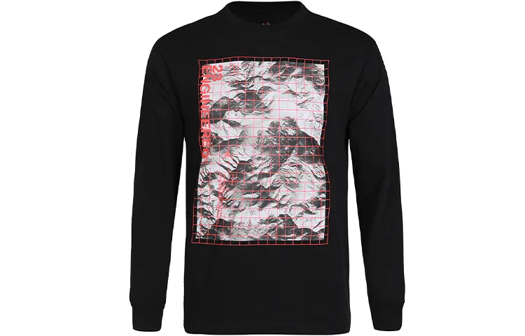 Jordan 23 Engineered T-Shirts Men's Black Crew Neck Moderate Straight Fit