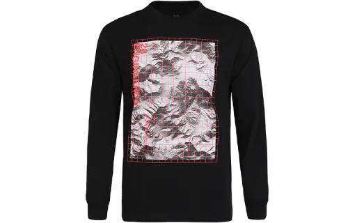 Jordan 23 Engineered T Shirts Men's Black Crew Neck Moderate Straight Fit
