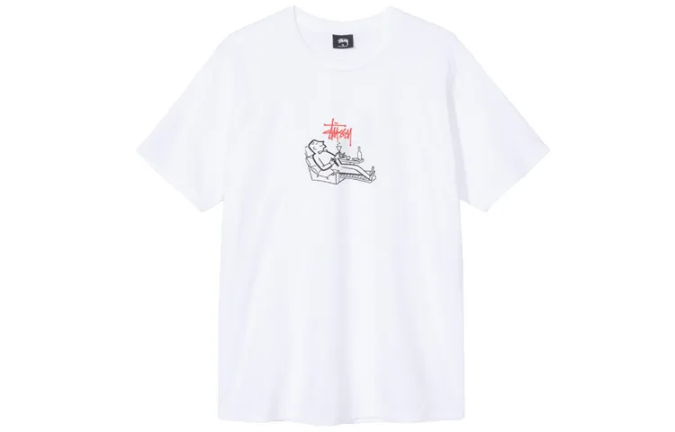 Stussy T-Shirts Unisex Crew Neck Moderate