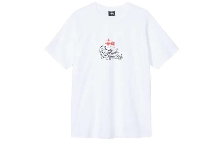 Stussy T Shirts Unisex Crew Neck Moderate Straight Fit