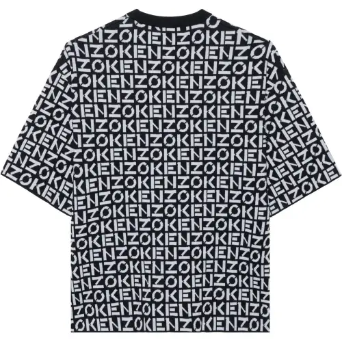 KENZO T Shirts Men's Black Crew Neck Moderate Straight Fit