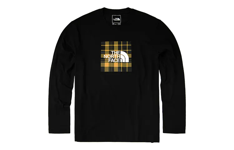 THE NORTH FACE T-Shirts Men's Black Crew Neck Moderate Straight Fit