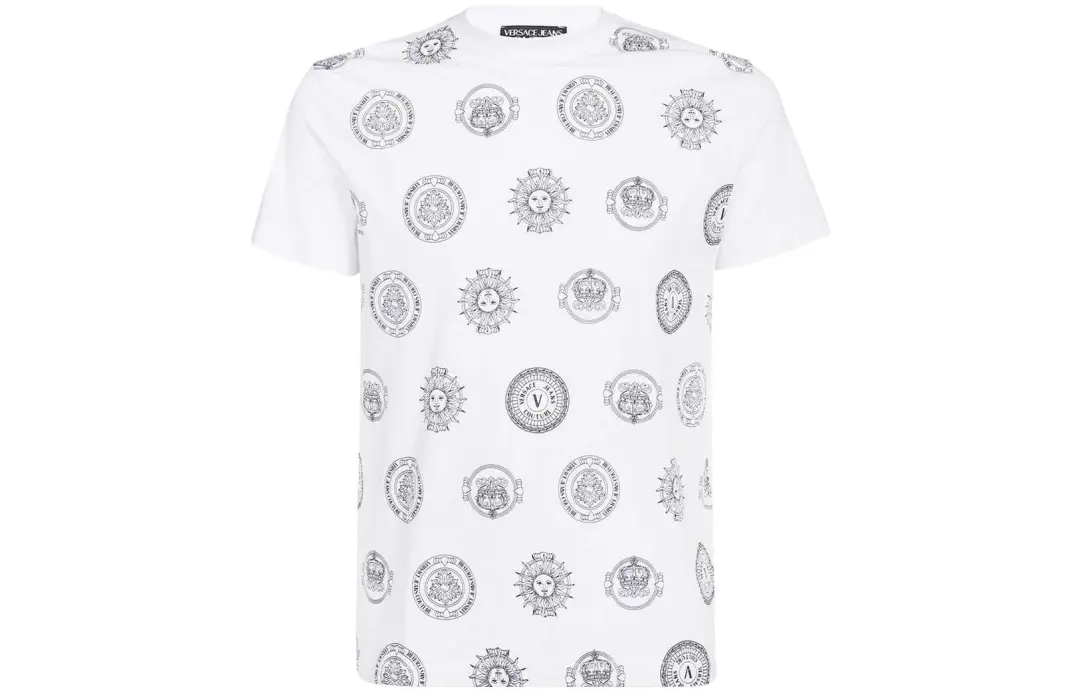 VERSACE JEANS COUTURE Medusa-print Cotton T-shirt