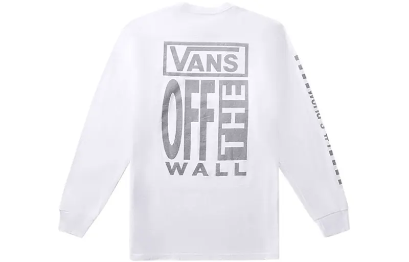 Vans AVE LS T Shirt Men's White