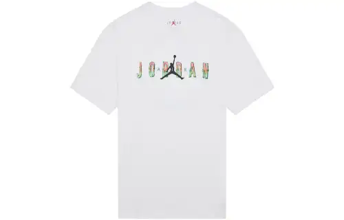 Jordan T Shirts Men's Crew Neck Moderate Straight Fit