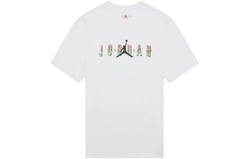 Jordan T Shirts Men's Crew Neck Moderate Straight Fit