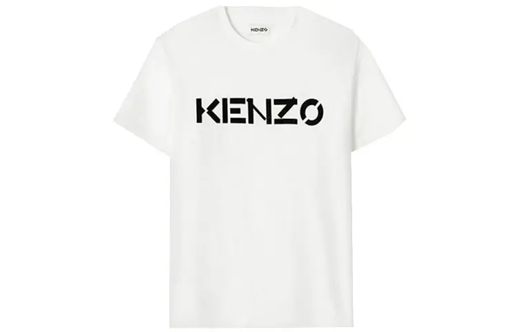 KENZO T Shirts Men's White Crew Neck Moderate Straight Fit