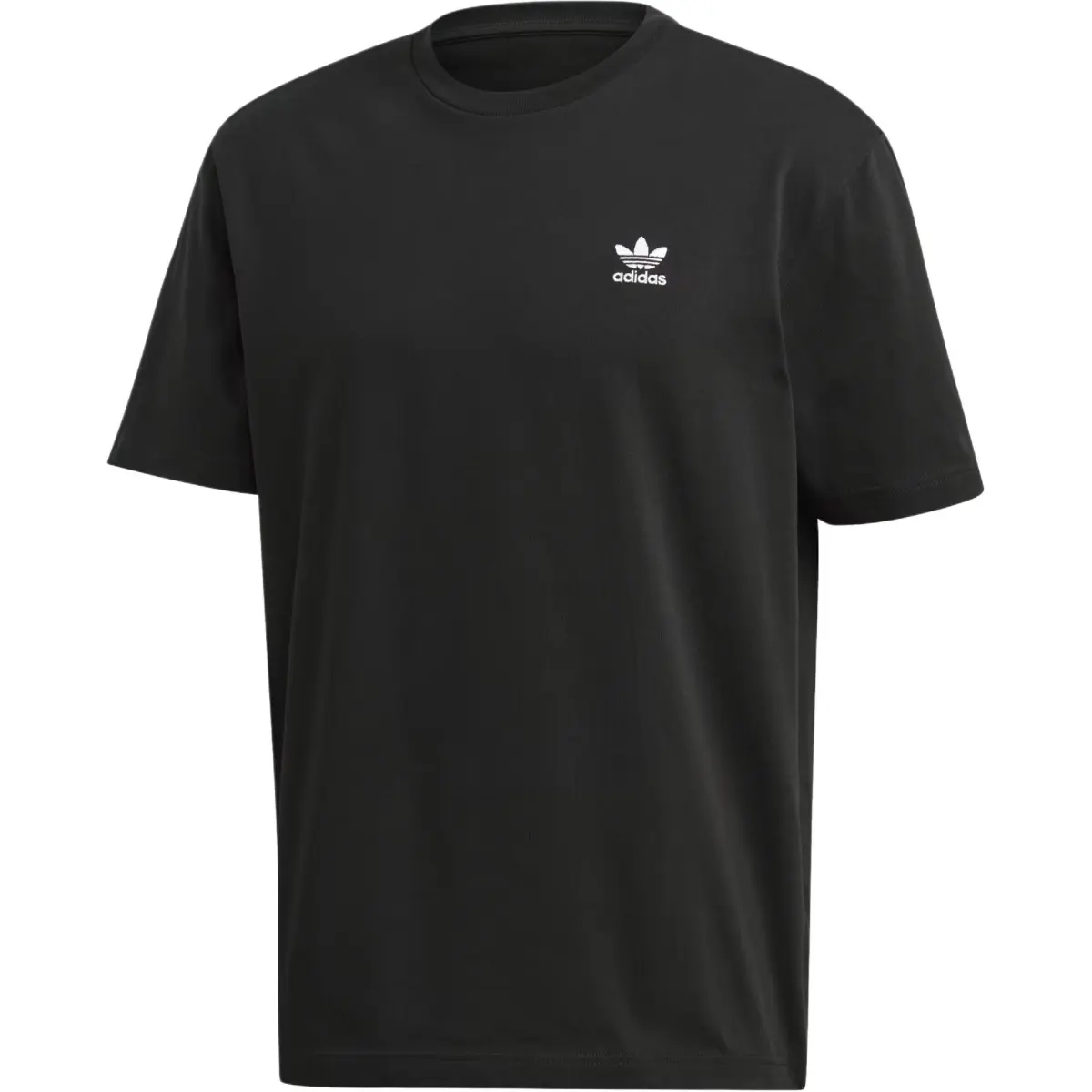 Adidas Originals T-Shirts Men's Black Crew Neck Moderate Straight Fit