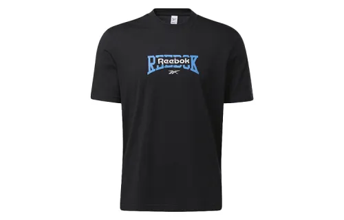 Reebok Drop Shoulder Sleeve T Shirt Unisex Black