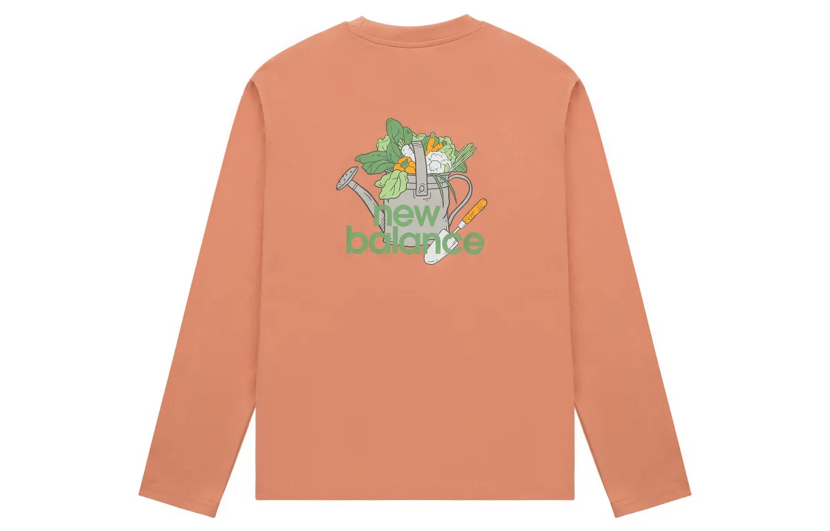 New Balance T Shirt Unisex Orange Red