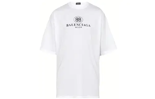 Balenciaga T Shirt Regular Fit Men's White