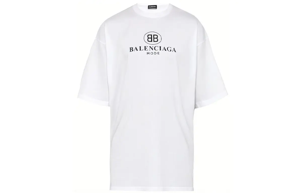 Balenciaga T Shirt Regular Fit Men's White