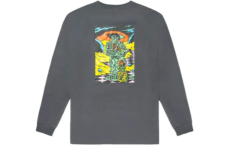 Vans T Shirts Unisex Gray Crew Neck Moderate Other