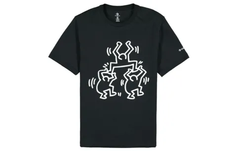 Converse x ·/Keith Haring T Shirt Men's Black