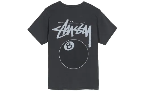 Stussy T Shirts Men's Crew Neck Moderate Straight Fit