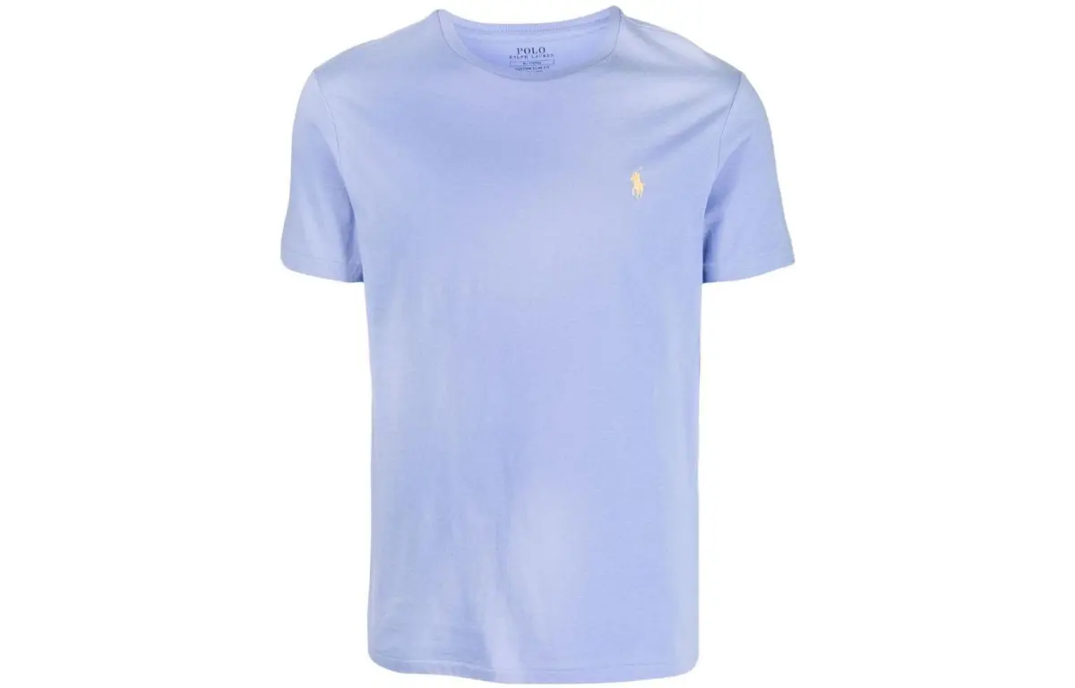 logo-embroidered cotton T-shirt