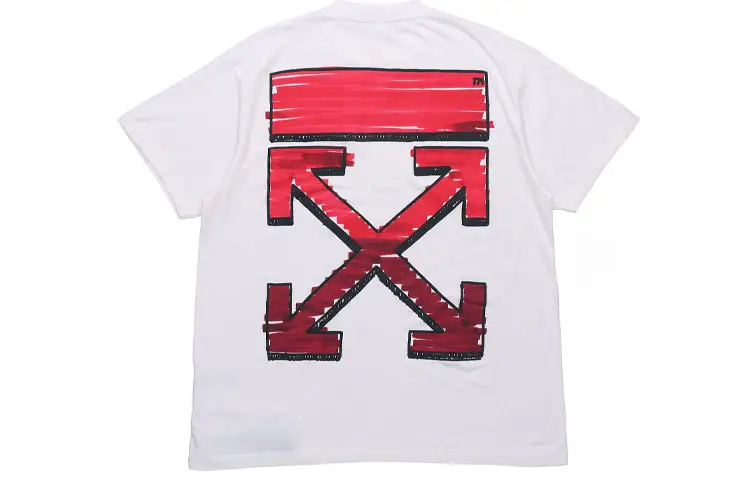 OFF WHITE Oversized Marker Arrow T Shirt T shirt