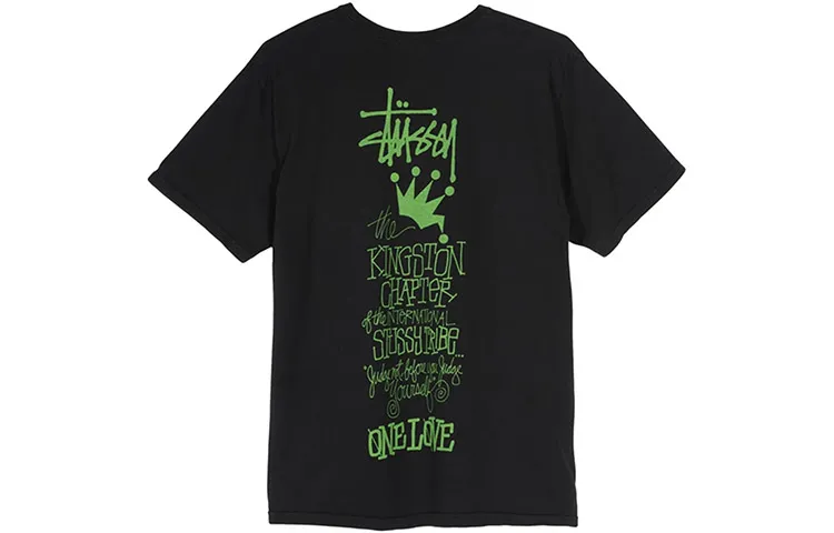 Stussy T-Shirts Unisex Crew Neck Moderate Straight Fit