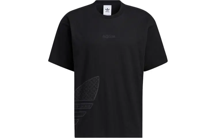 Adidas Originals Drop Shoulder Sleeve T Shirt Unisex Black