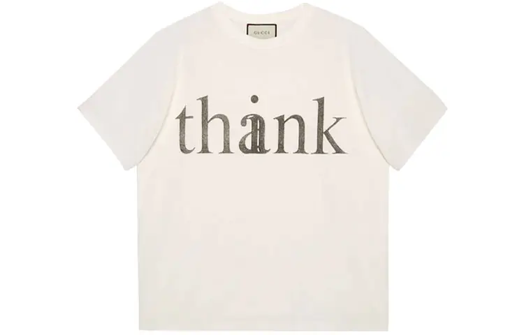 【Previous Season】oversized think/thank T-shirt