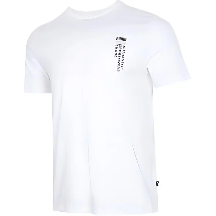 PUMA GRAPHICS T-Shirts Men's Crew Neck Moderate Straight Fit