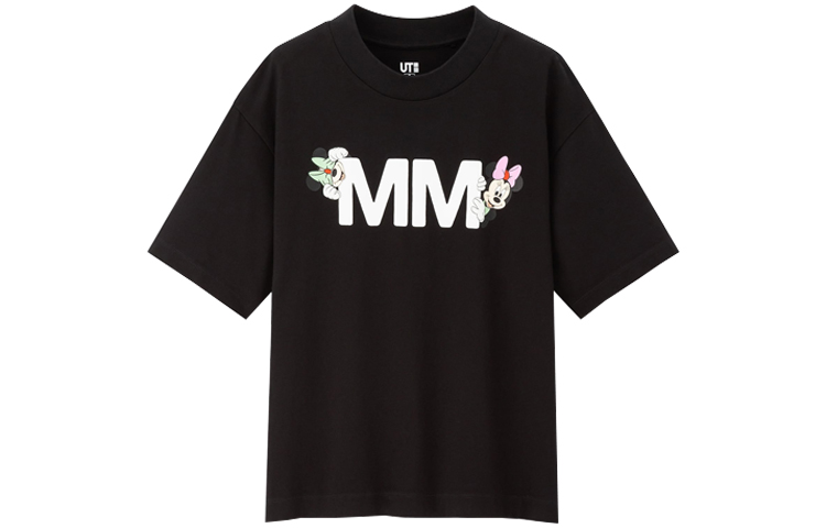 UNIQLO X AMBUSH T Shirts Unisex Crew Neck Moderate Straight Fit