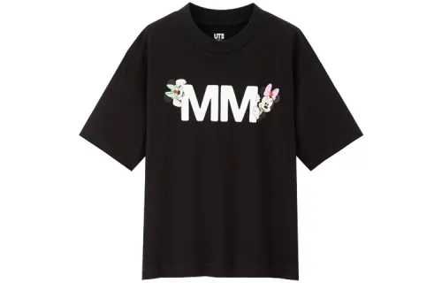 UNIQLO X AMBUSH T Shirts Unisex Crew Neck Moderate Straight Fit