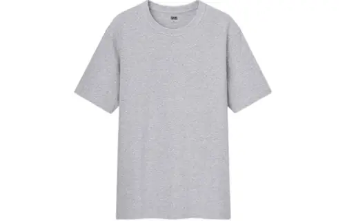 UNIQLO T Shirt Unisex Light Gray