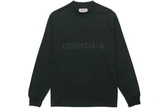 Fear Of God Essentials Logo Boxy Long Sleeve T Shirt