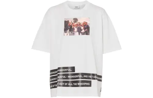 Burberry T Shirts Unisex Crew Neck Moderate Straight Fit