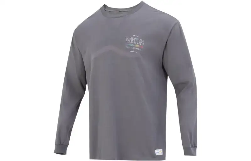 Vans Drop Shoulder Sleeve T-Shirt Unisex Lime Gray