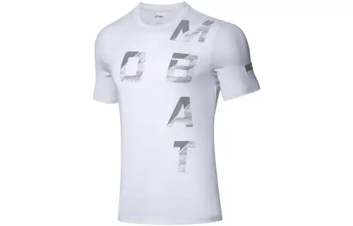 Li Ning Badminton Collection T Shirt Men's White