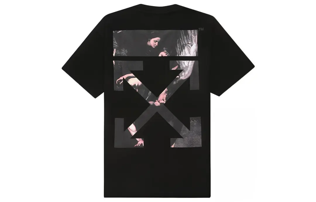 OFF WHITE Oversized Fit Caravaggio Arrows T Shirt