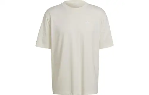 Adidas Originals T Shirts Men's Undyed Crew Neck Moderate Straight Fit
