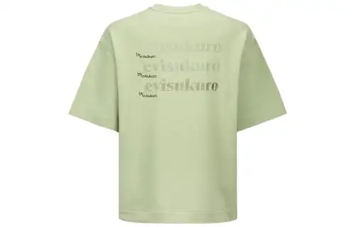 EVISU T Shirts Unisex Crew Neck Moderate Straight Fit