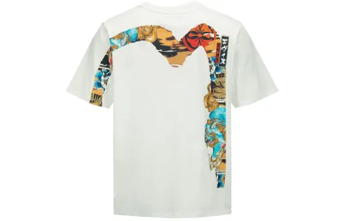 EVISU T Shirts Men's Crew Neck Moderate Straight Fit