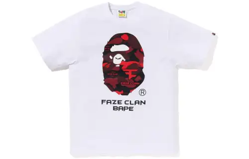 BAPE X Faze Clan Tee White