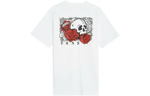 Vans Rose Bed T Shirt Men's White